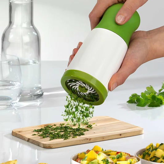 Herb Mill Chopper Herb Grinder Spice Mill Parsley Shredder Chopper Fruit Vegetable Cutter New Creative Cooking Tools(random color)